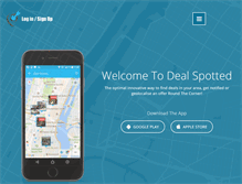 Tablet Screenshot of dealspotted.com
